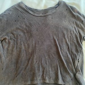 American eagle cropped tee